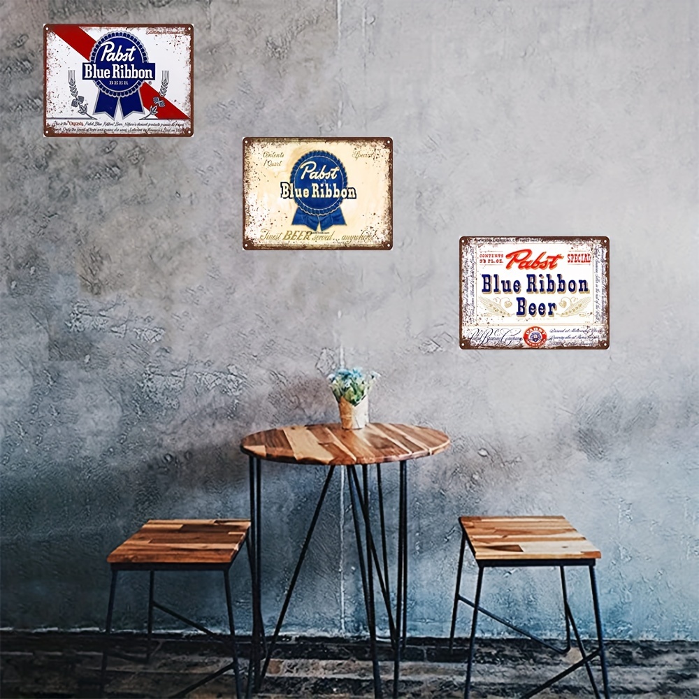 Pabst Blue Ribbon metal Tin Sign, Vintage Plaque Decor Wall Art, Wall  Decor, Room Decor, Home Decor, Restaurant Decor, Bar Decor, Cafe Decor,  Garage Decor, - Temu