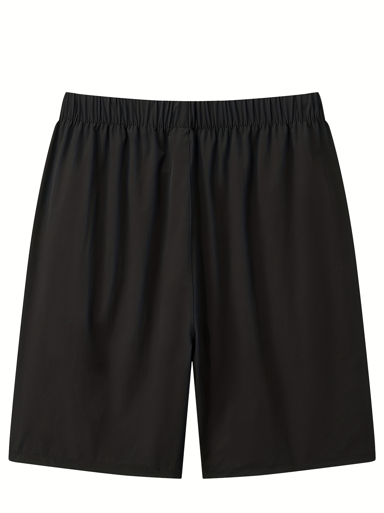 Shorts bermuda de sport taille élastique à séchage rapide pour hommes avec  cordon de serrage grande