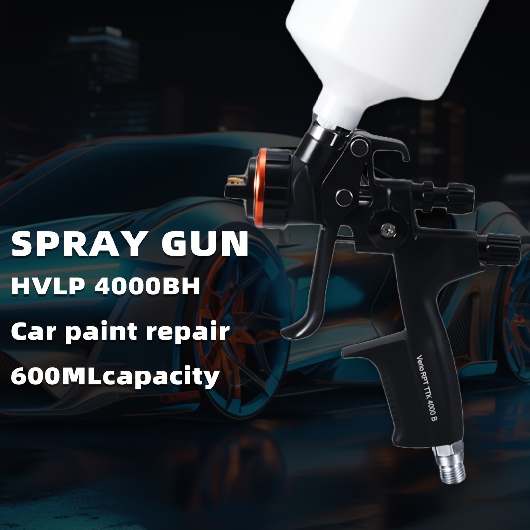 New R100 Repair LVLP Spray Gun with 120ml Cup, Mini Pneumatic Spray Gun