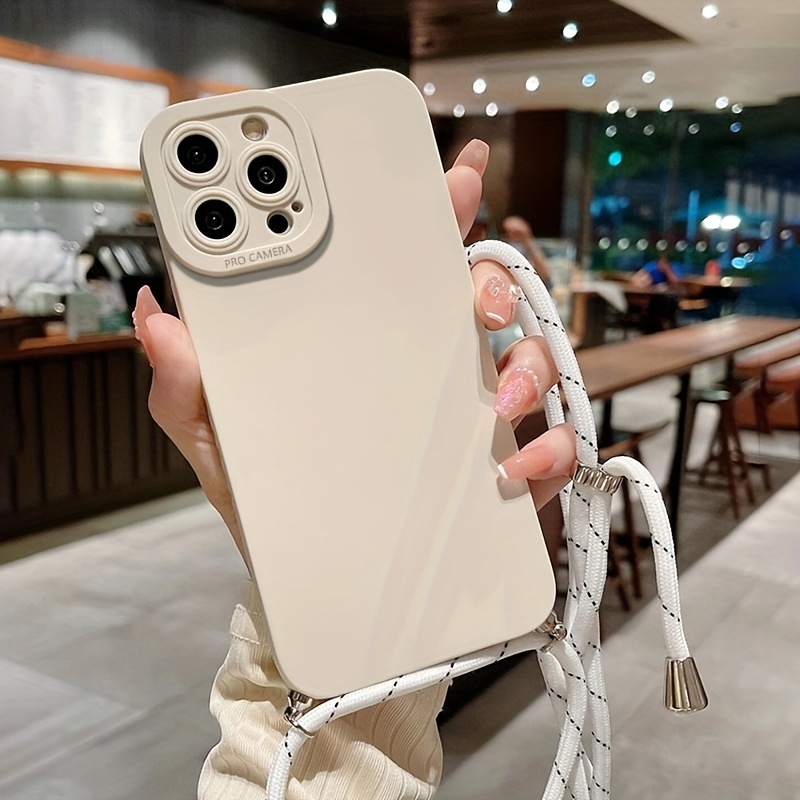 

Phone Case With Lanyard Anti-fall Silicon Phone Case For Iphone 14, 13, 12, 11 Pro Max, Xs Max, X, Xr, 8, 7, Mini, Plus, Gift For Birthday, Girlfriend, Boyfriend, Or Yourself