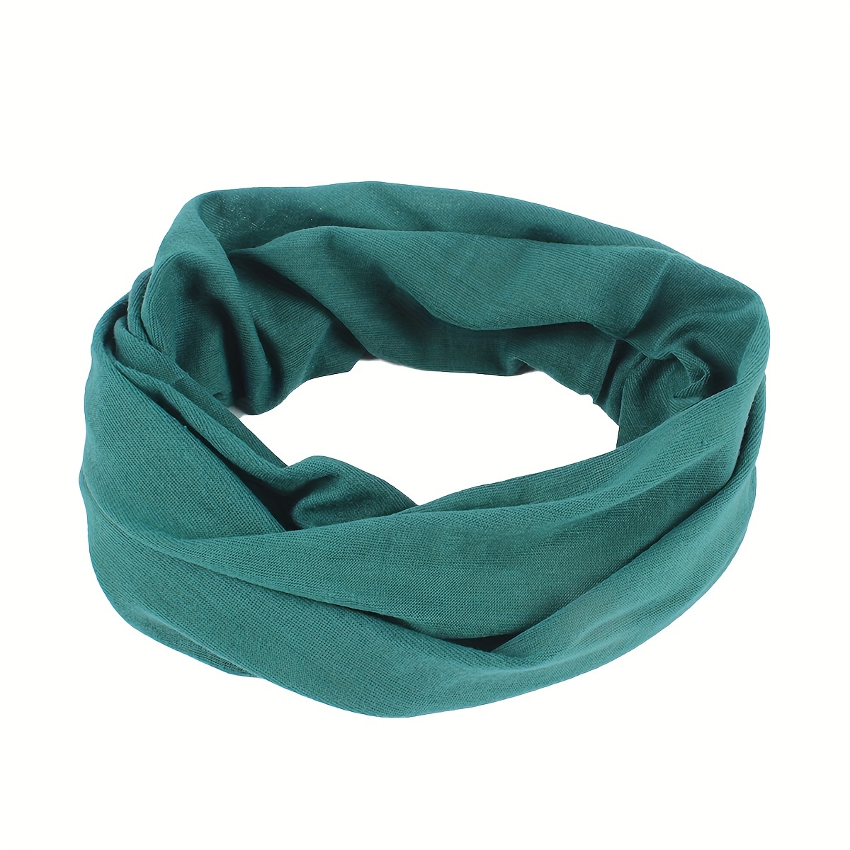 Solid Breathable Neck Gaiter Multifunctional Cover Mask