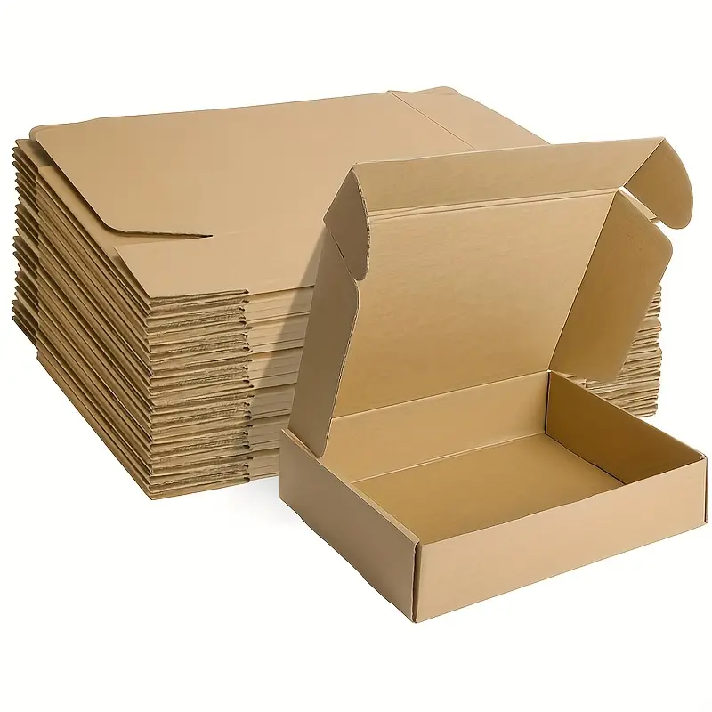 10pcs Cajas Envío Pequeñas Empresas Cajas Cartón Corrugado - Temu Chile