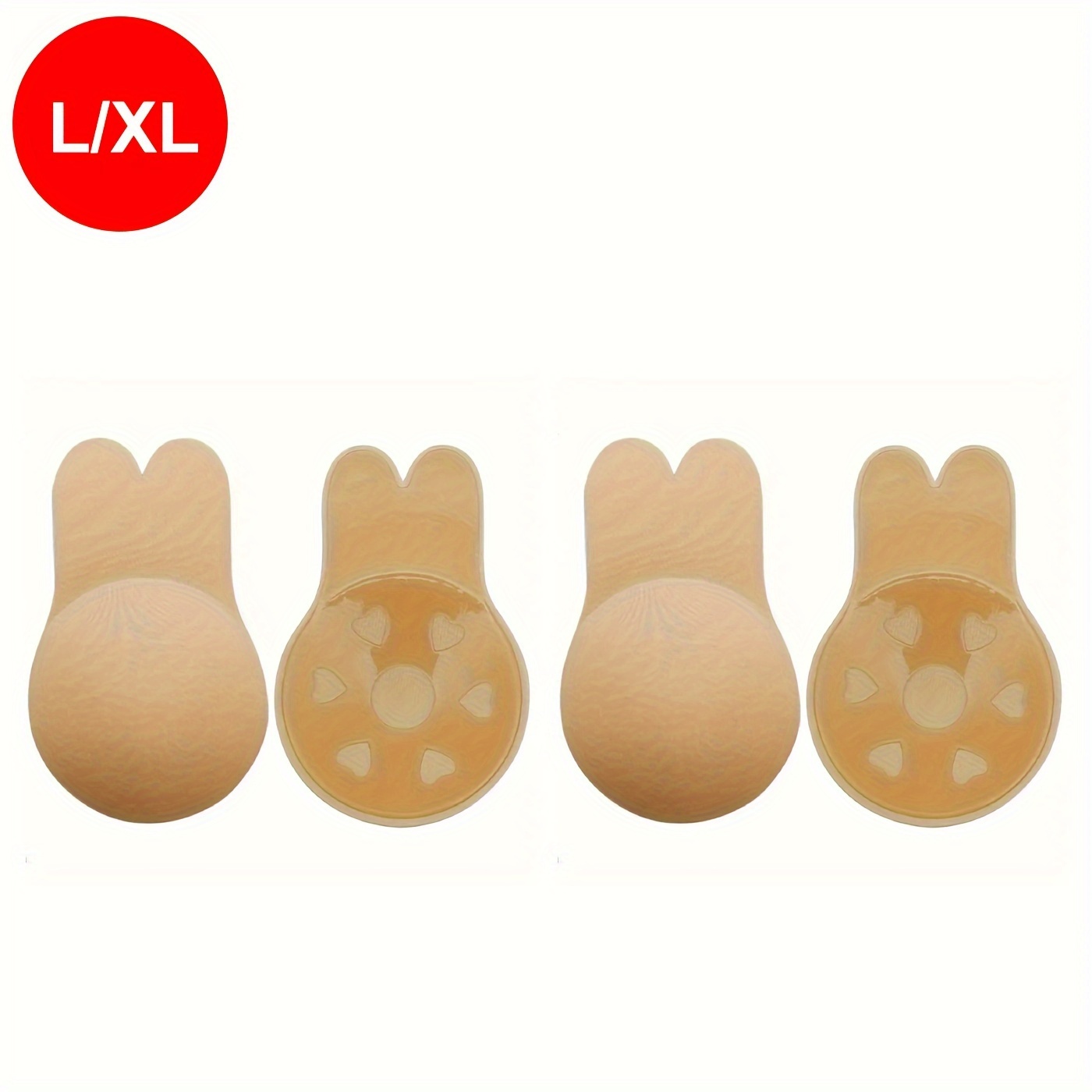 New Lift Breast Invisible Bra Rabbit Ears Invisible Bras Nubra Self  Adhesive Bra Silicone Nipple Cover Stickers Strapless Backless Bra Pad From  Aolongli, $1.81