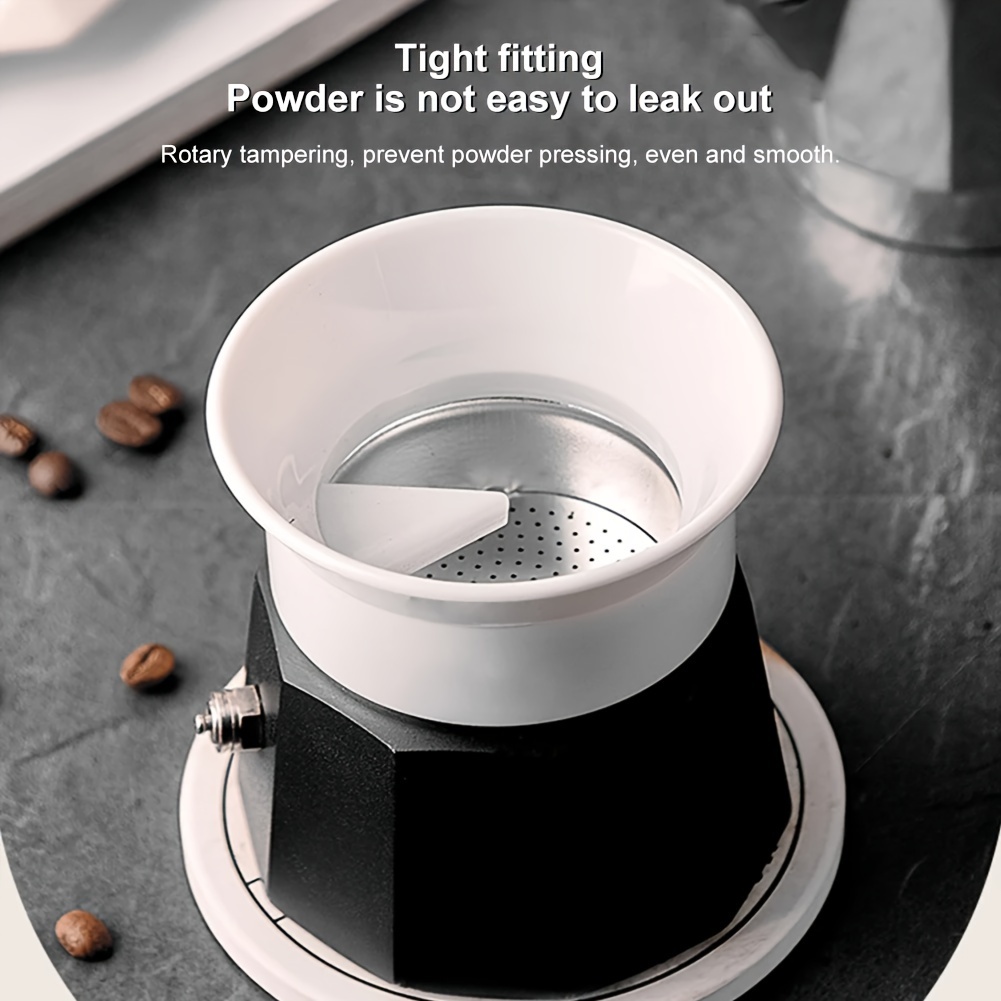 Acquista Tamper di caffè per Moka Pot Rotary Powder Dosing Ring Livellatore  distributore di caffè