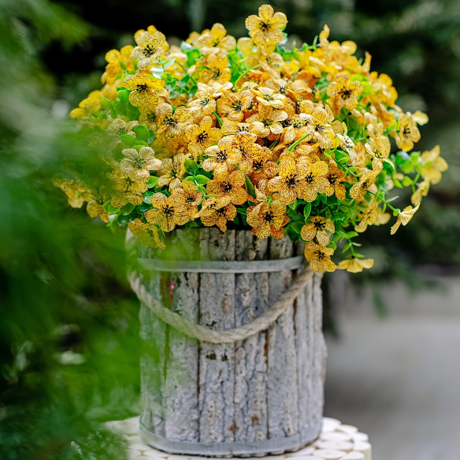 8 Pacchetti Fiori Artificiali Finti Esterno Resistenti Raggi Uv, Finta  Plastica Verde Piante Appese Interno Esterno, Giardino, Portico, Finestra,  Casa, Matrimonio, Decorazione Stile Rustico - Casa E Cucina - Temu Italy