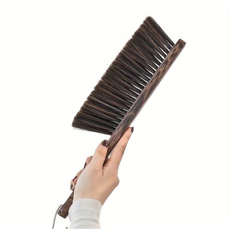 Wooden Long Bristle Brush For Cleaning Dust Fluff Long - Temu