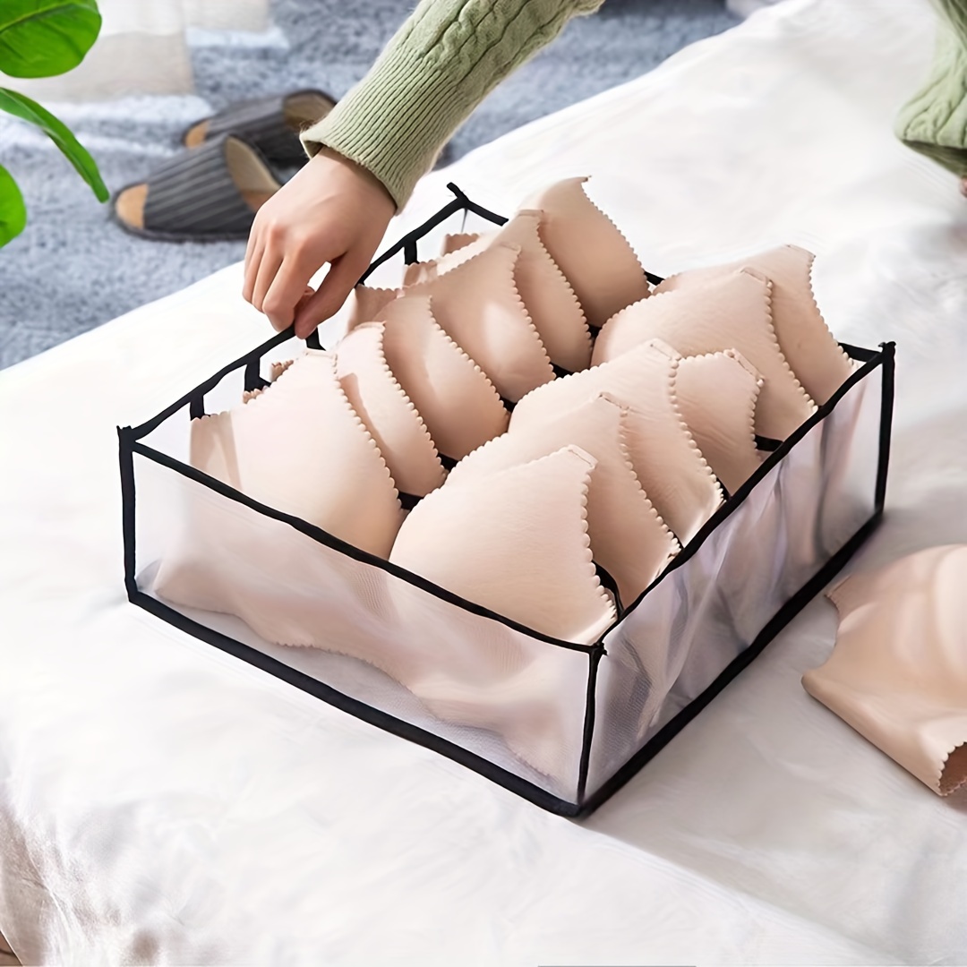 3pcs Multifunctional Underwear Storage Boxes - Organize Your Panties,  Socks, and Bras in Style