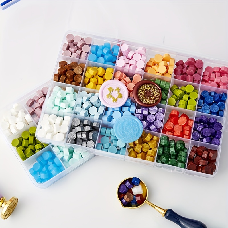 Multicolor Wax Seal Beads, Mixed Color Sealing Wax Beads For Wax