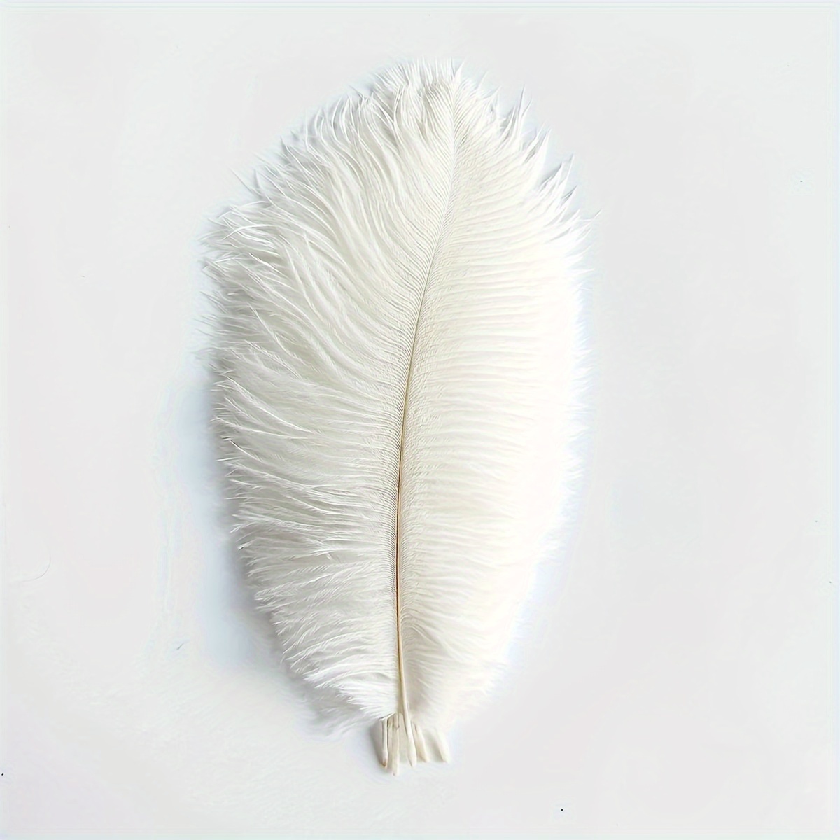 Natural Ostrich Wing Plumes - per 5 feathers