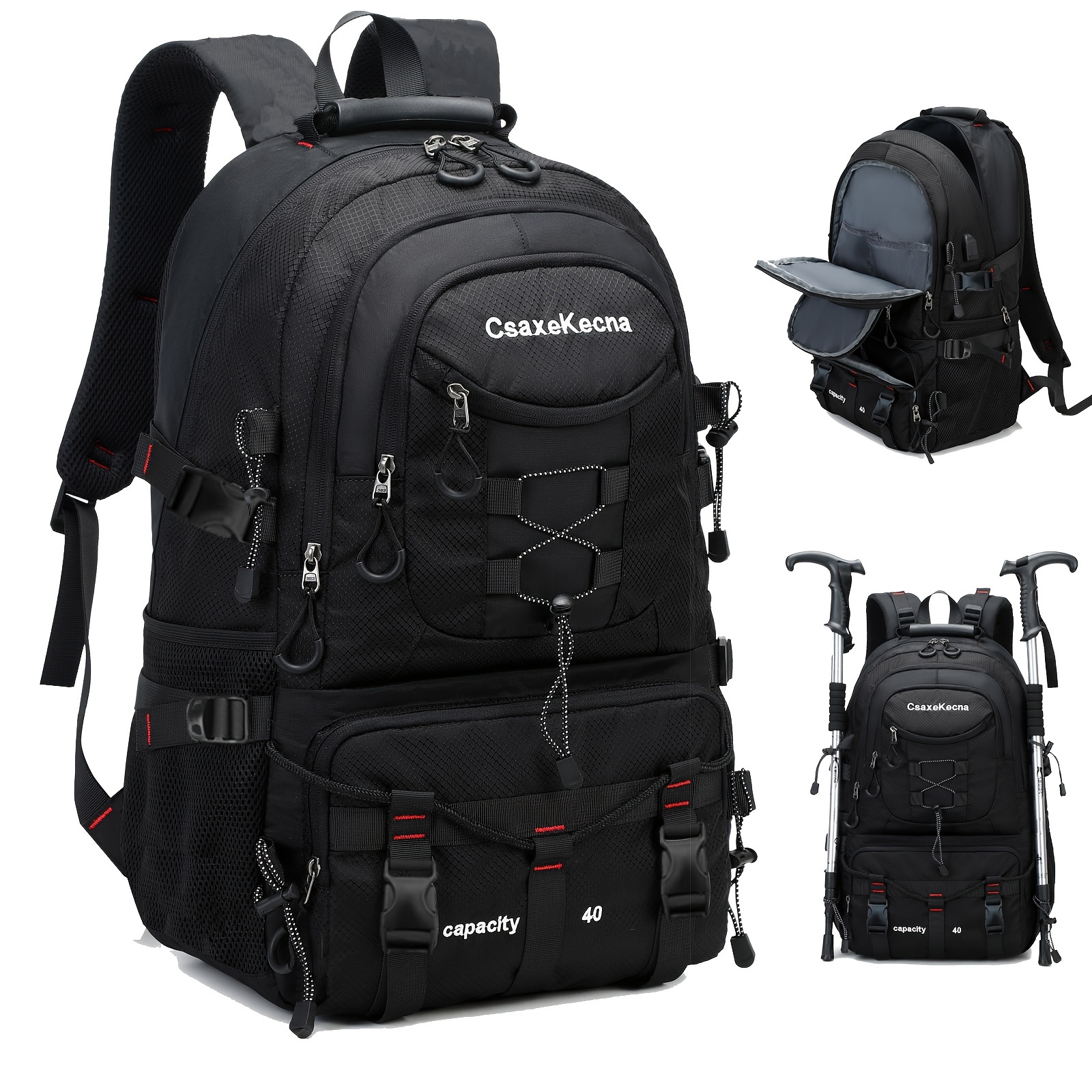Waterproof Large Capacity Travel Backpack Multi Functional - Temu Canada