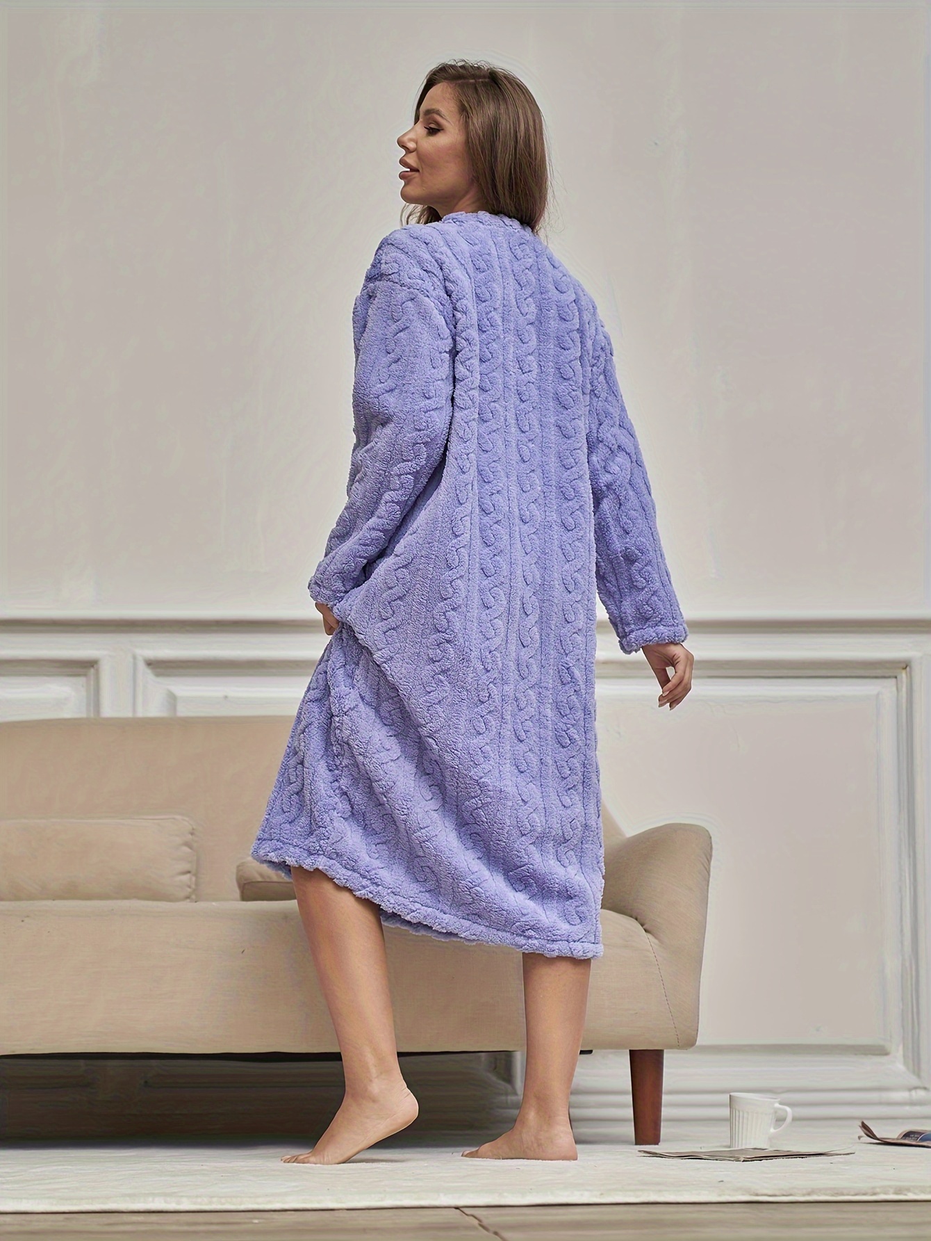 camisón forro polar coral mujer Temu Spain