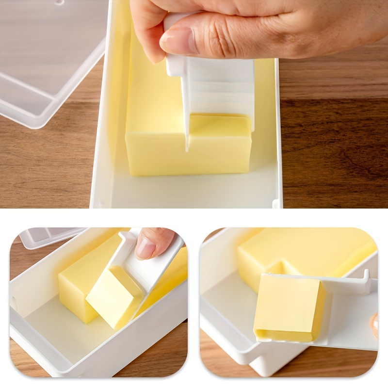 Butter Cheese Airtight Plastic Storage Box With Latch - Temu