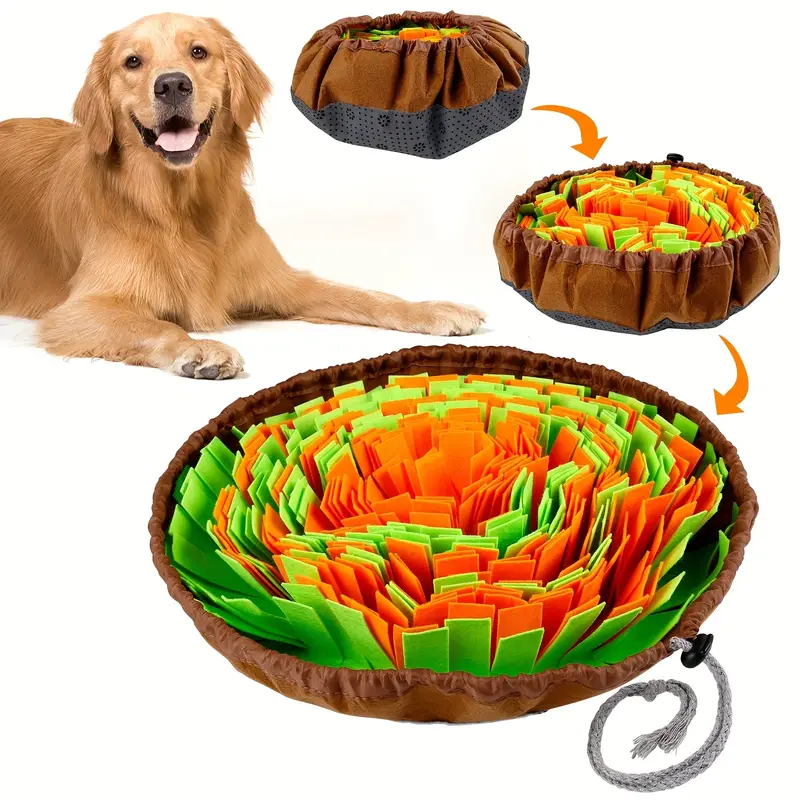 Large Snuffle Mat For Dogs - Interactive Puzzle Toy For Smart Dogs - Slow Feeder  Dog Bowl Alternative - Encourages Natural Foraging Instincts - Temu