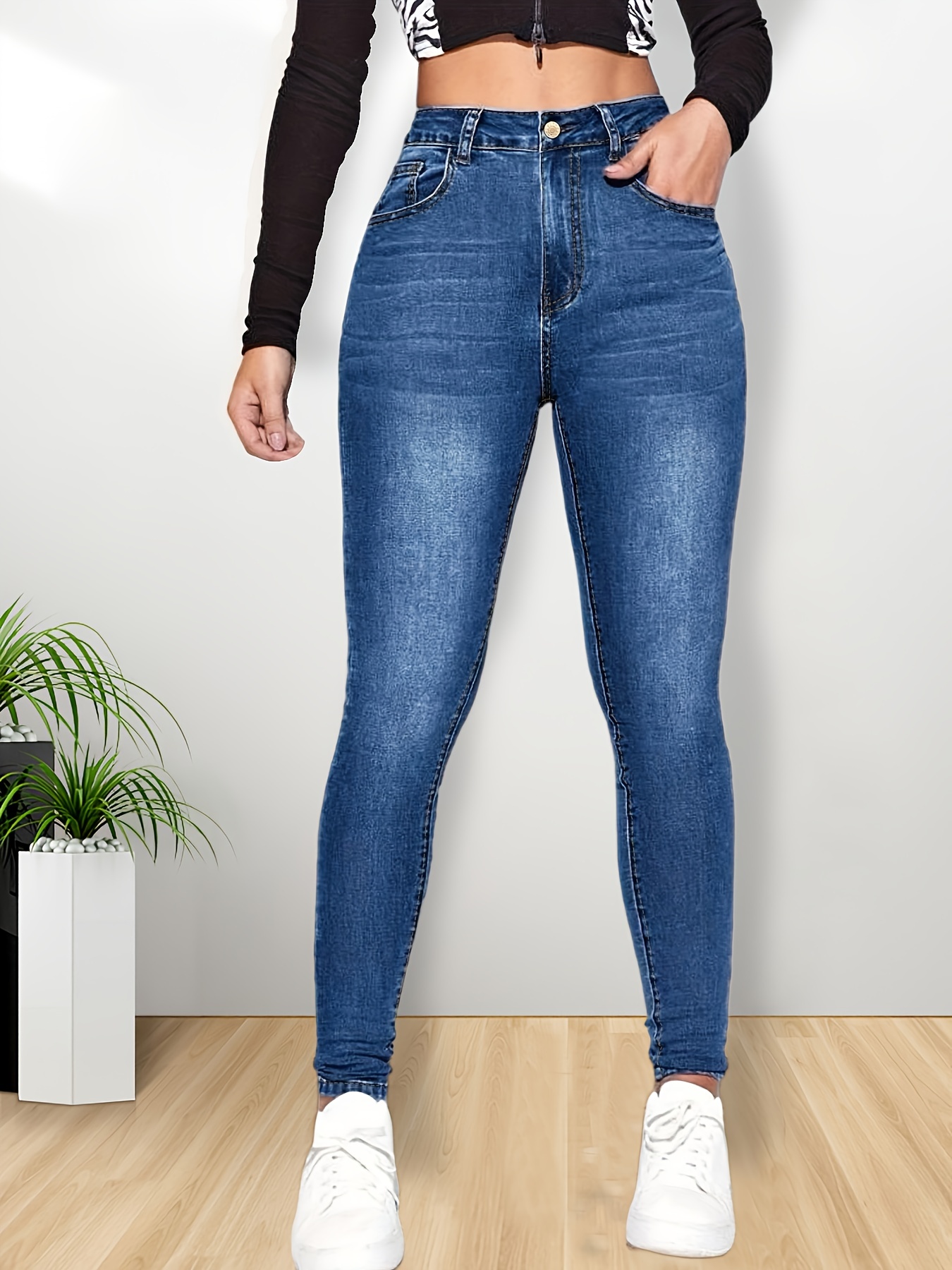 Skinny Jeans for Women Slim Fit Jeans Low Rise Jeans Plus Size