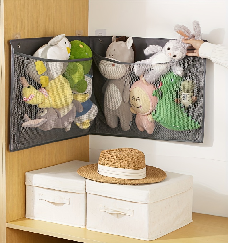 Stuffed Animal Storage Over The Door Organizer Storage - Temu