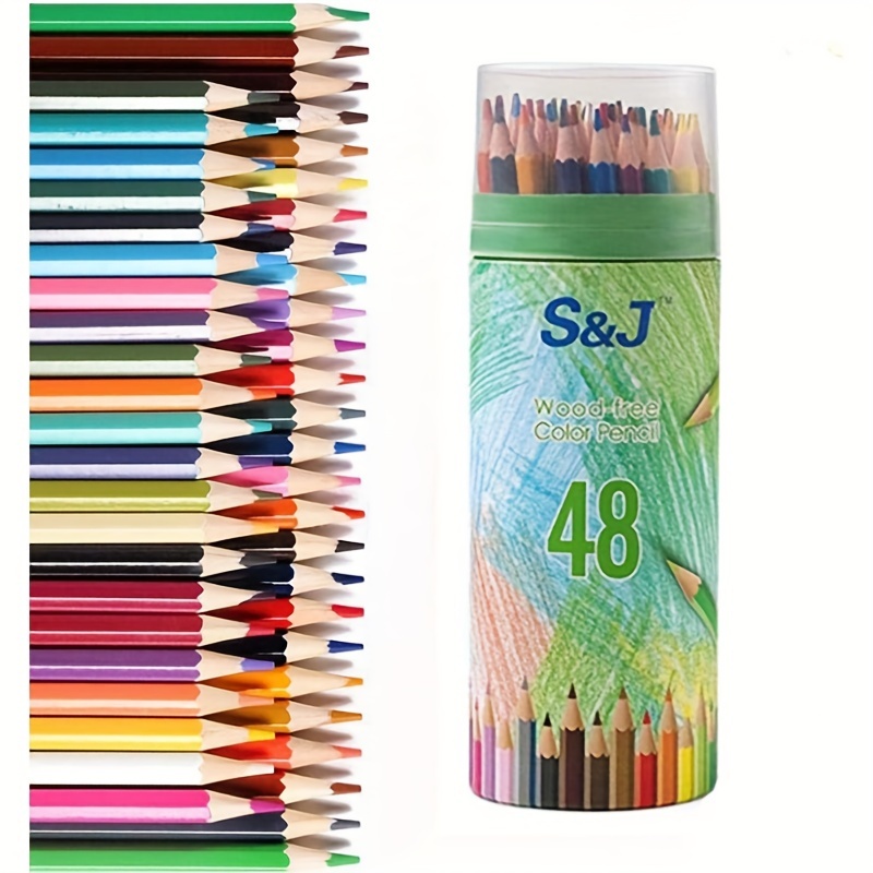 Ccfoud 520 crayons de couleur, ensemble professionnel de crayons