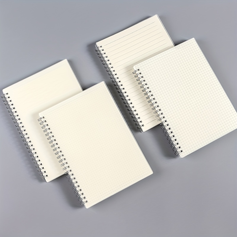 Transparent Hardcover Ruled Spiral Notebook Lined Journal Writing Diary