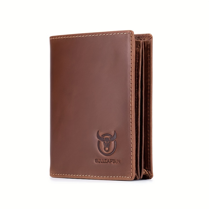 Men's RFID Blocking Leather Trifold Wallet