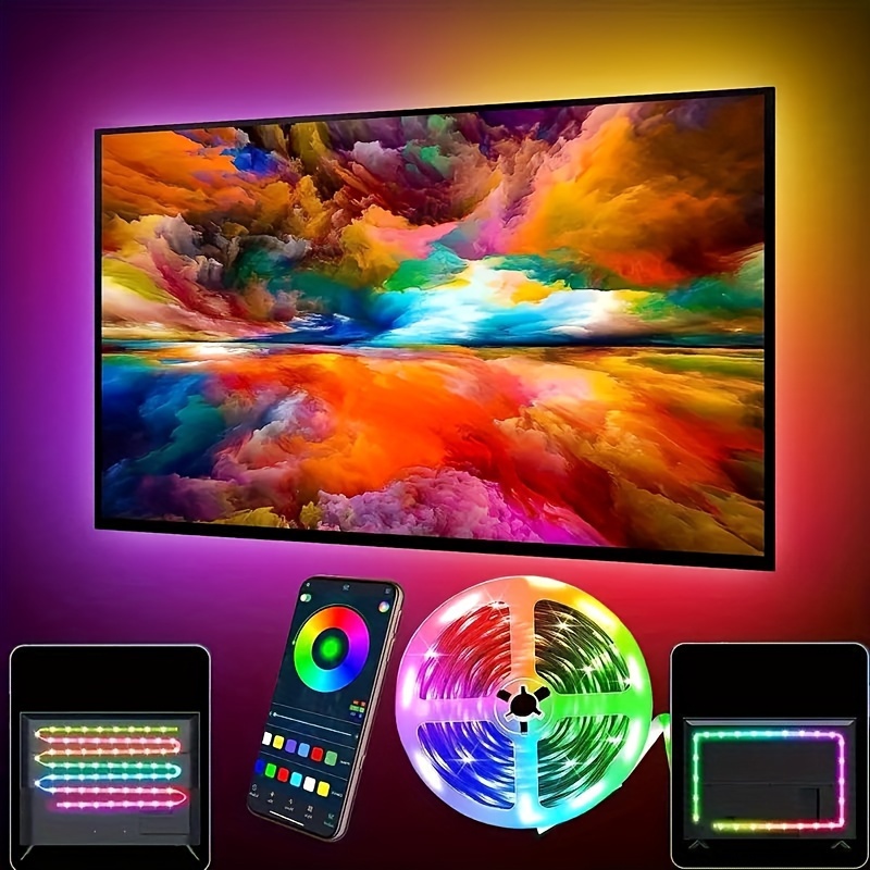Dream Color RGB Ambient TV PC Screen Back Led Lighting WS2812b USB