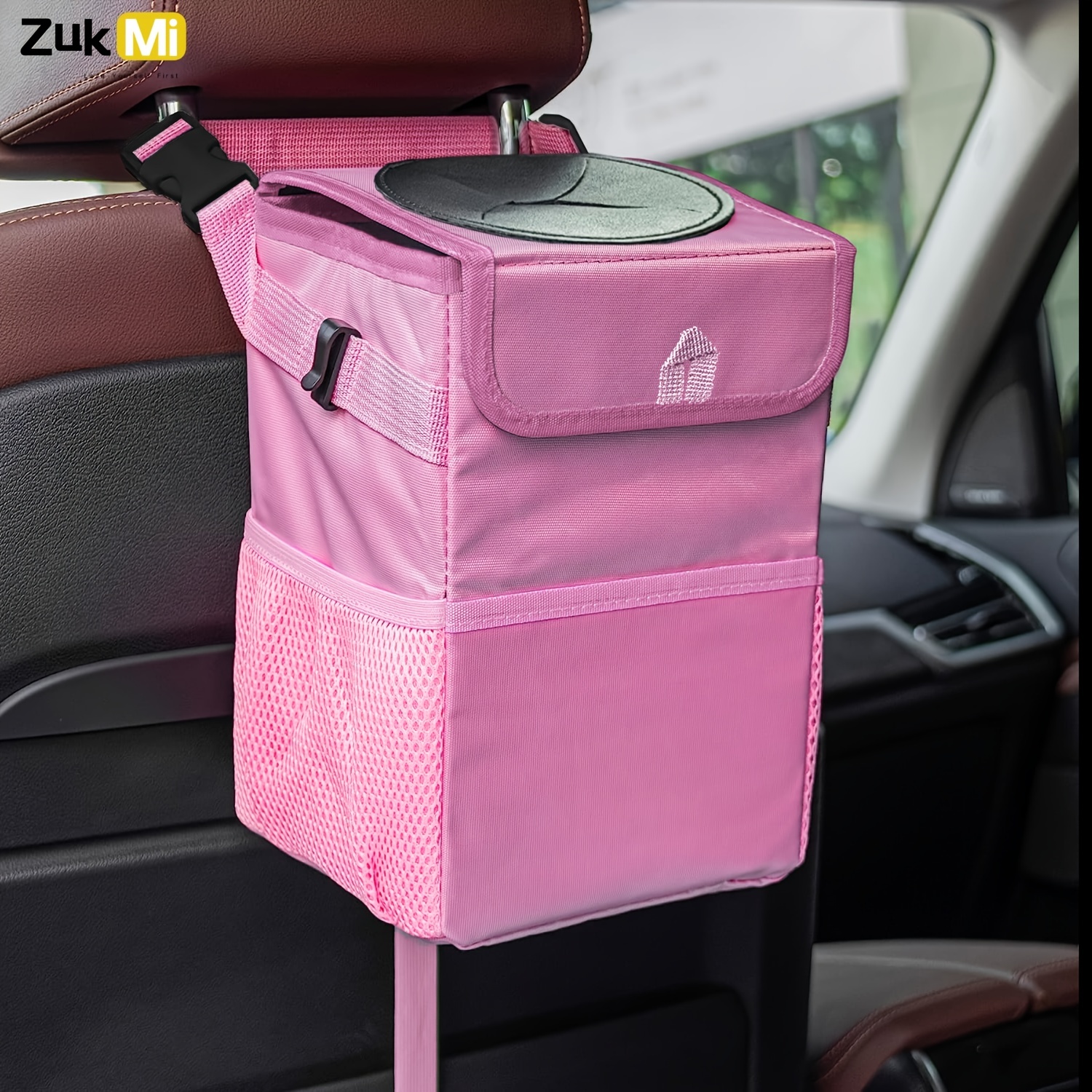 SPRIPORT Purple Gradient Car Trash Can for Women Men Large Capacity  Foldable Hanging Car Accessories Leak Proof Reusable Car Garbage Bag for  Truck Center Oonsole The Front Seat - Yahoo Shopping