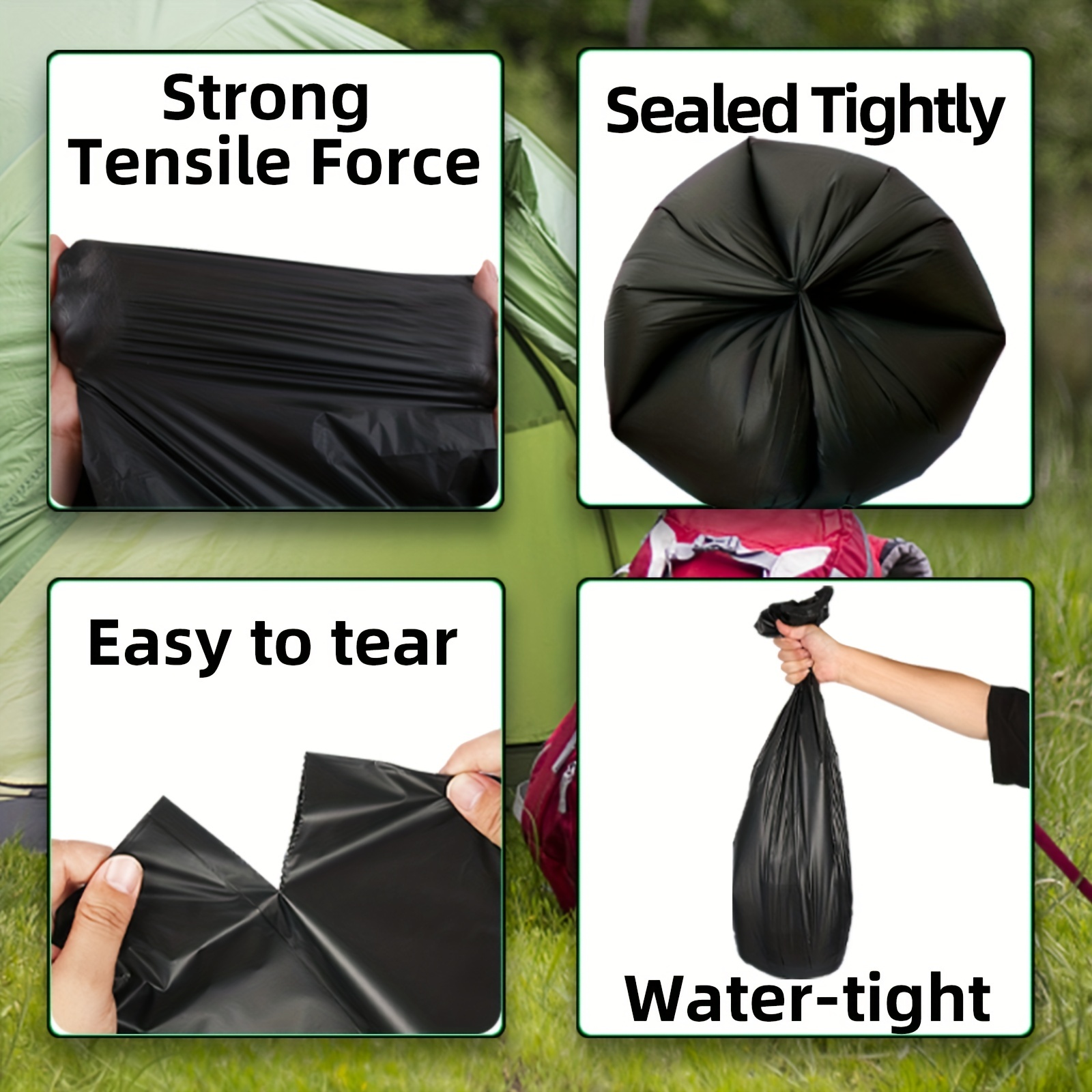 Portable Camping Toilet Bag 8 Gallon (about ) For Use - Temu