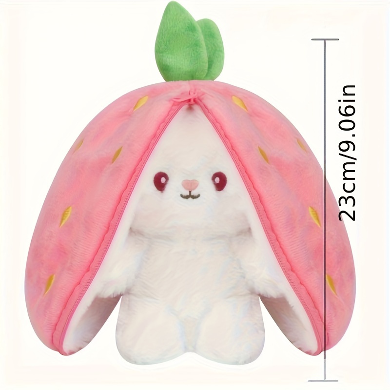 Lapin mignon de dessin animé en peluche pour déguisement de costumade  jouets en peluche adorable poupée lapin animaux doux oreiller pour enfants