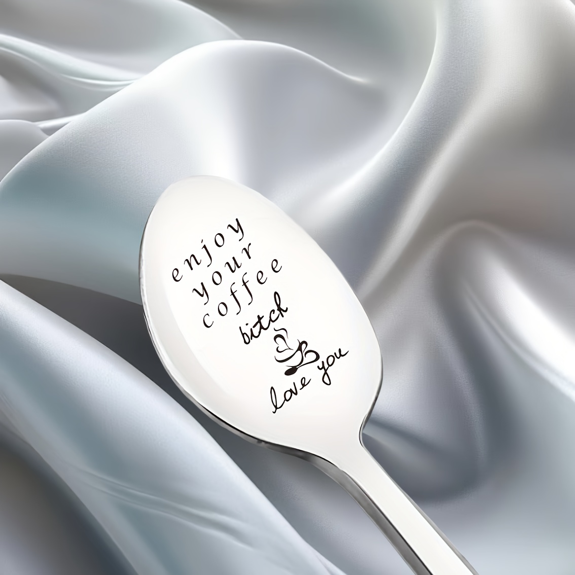 Funny Christmas Gift for Friends | Funny Friendship Day Gift idea |  Birthday Gifts - Engraved Spoon