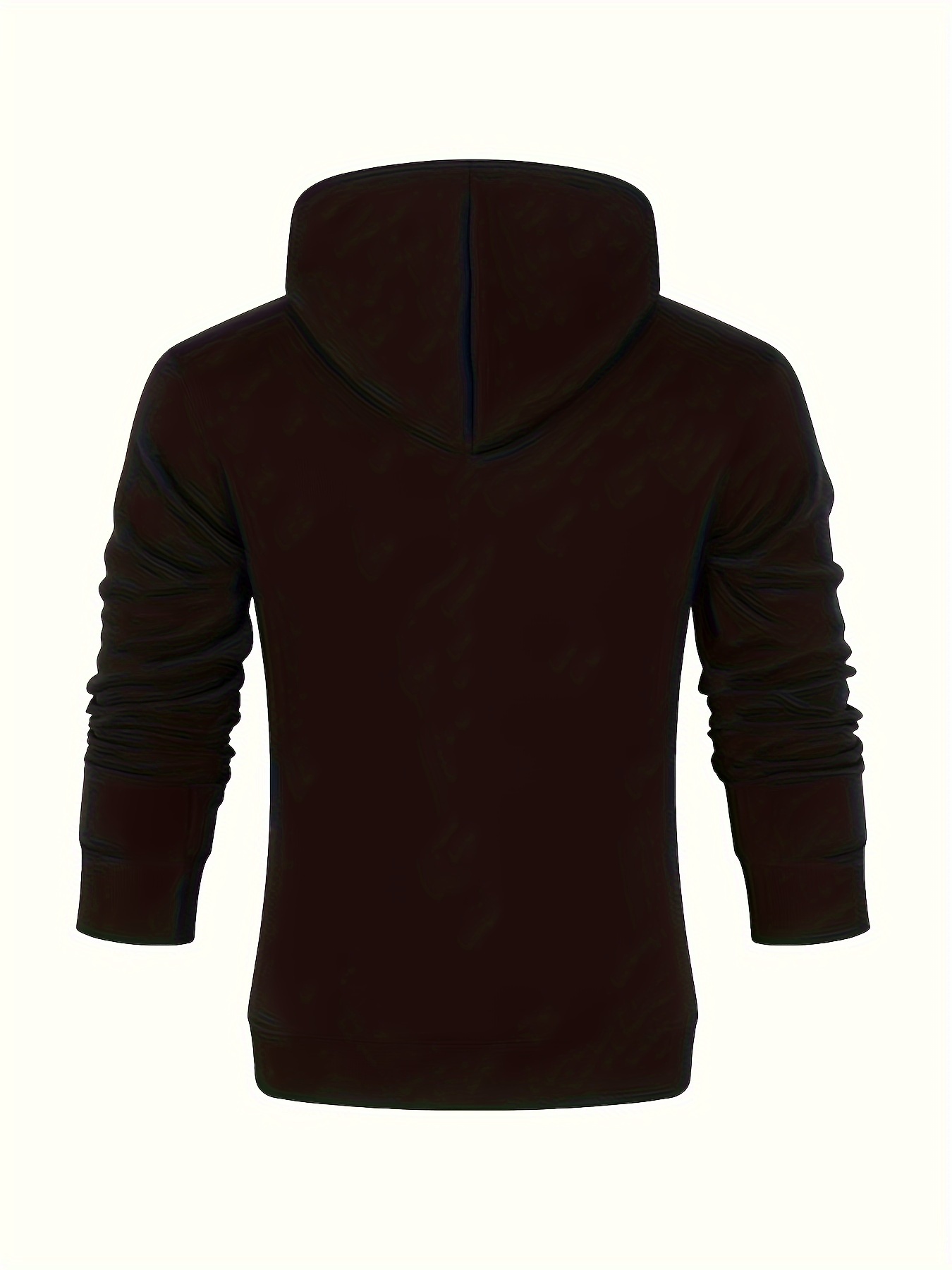 Hooded Solid Non-Stretch Sweatshirt, Men's Lightweight Long Sleeve Slim Fit Sweatshirt Kangaroo Pocket Zip Up Hoodies,Zip Up Hoodie Men,Temu