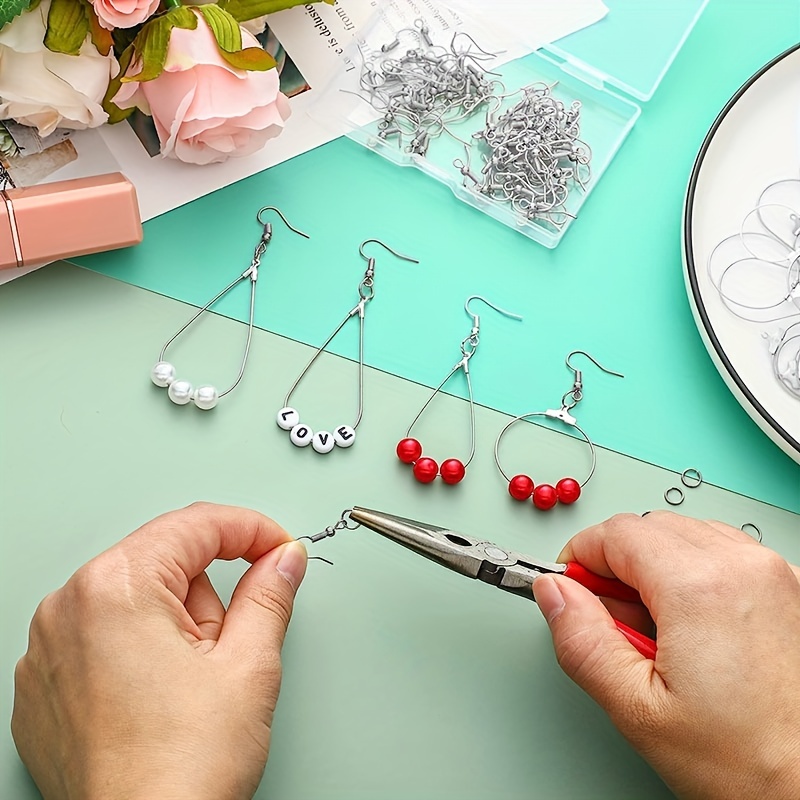 2400Pcs Earring Making Supplies Kit With 24 Style Earring Hooks, Earring  Backs, Earrings Posts For Diy Earrings