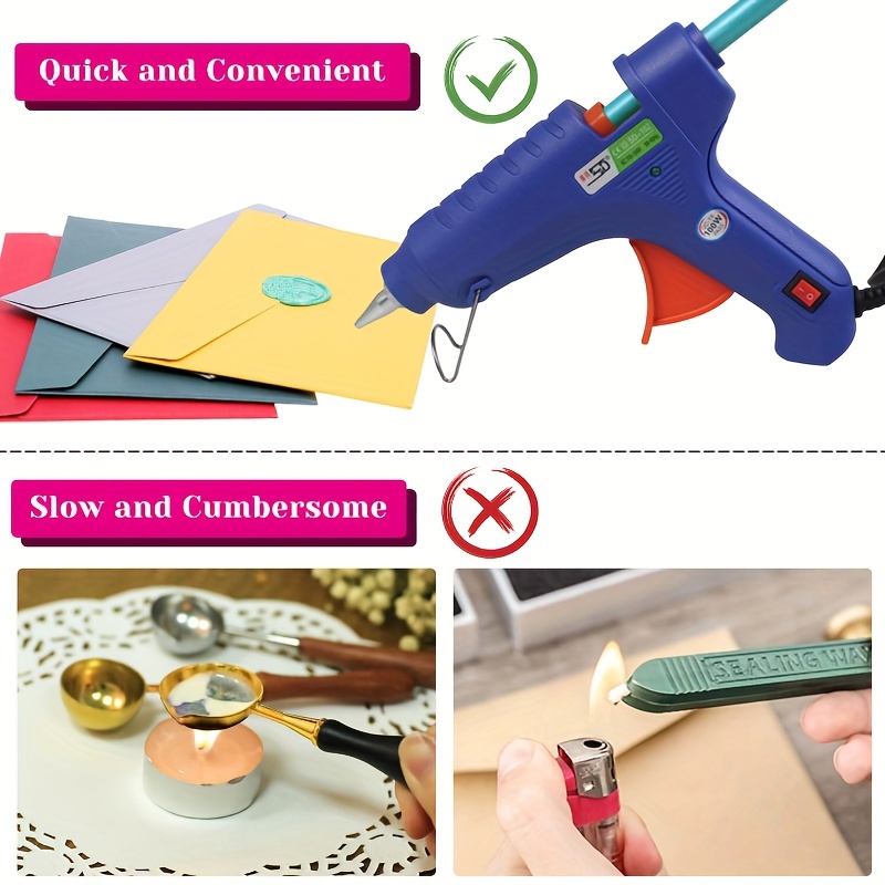 Sealing Wax Sticks Pack Wax Sealing Sticks Glue Gun Sealing - Temu