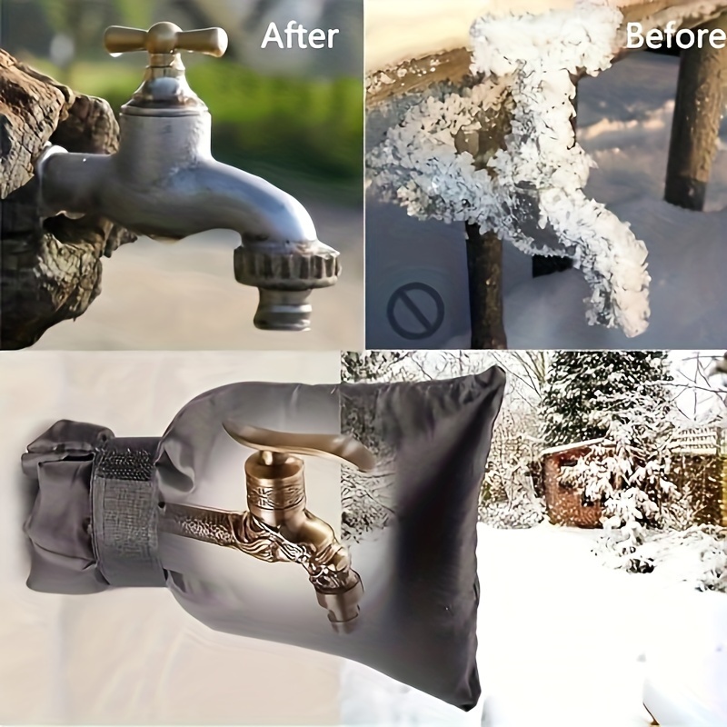 Acheter Couvercle de robinet réutilisable, facile à installer, Protection  contre le gel en hiver, pour la maison, le jardin et l'extérieur, 2/4  pièces