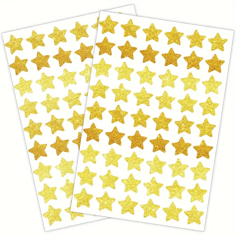 Golden Star Stickers Seals Reward At School Classroom, Foil Star Metallic  Stickers Roll Self Adhesive Label Stars Glitter Stickers Diy Crafts - Temu  Mexico