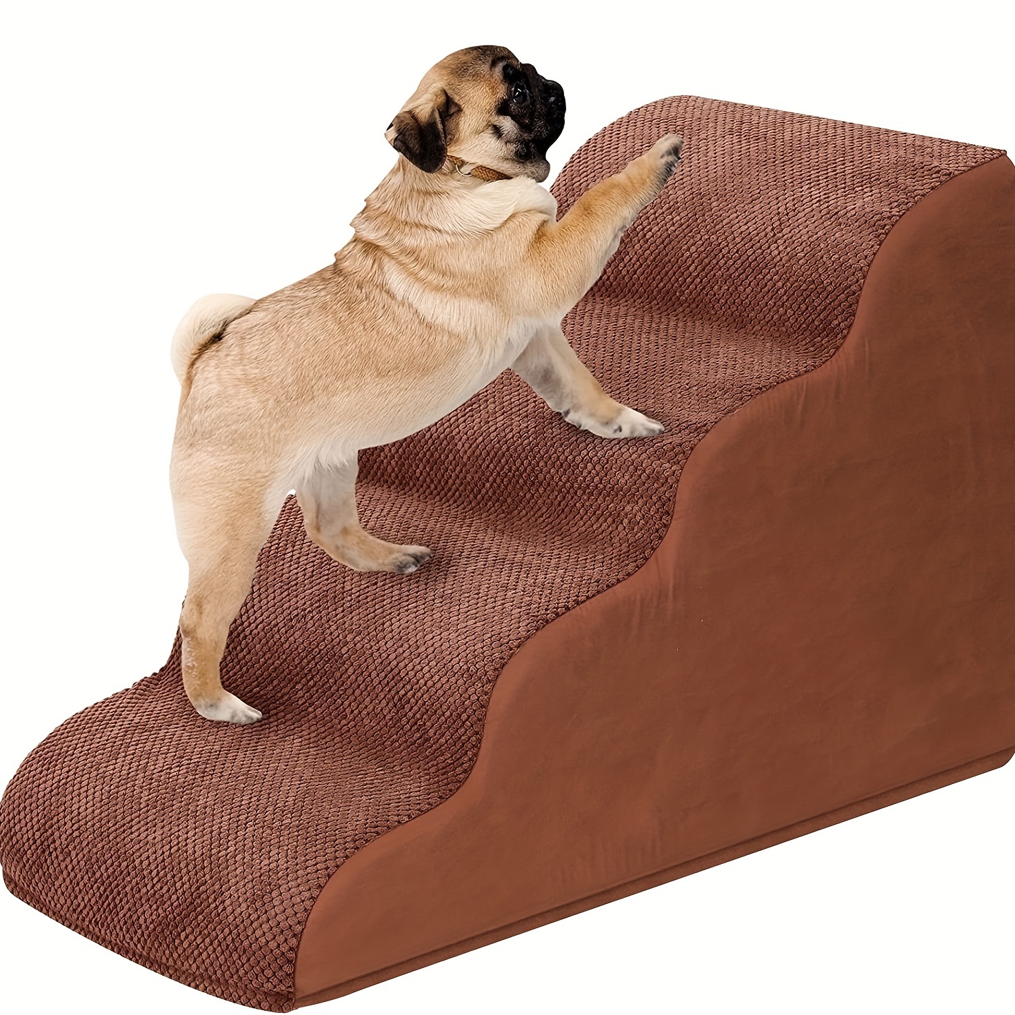 Hundetreppe Aus Schaumstoff – Rutschfeste Stufen Für Couch & Bett, Extra Breit Für ältere Hunde