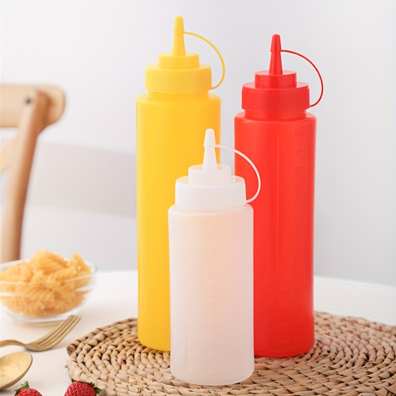 Squeeze Bottle Set, Durable Reusable Bottle, Perfect For Oil, Vinegar,  Dressing, Condiments, Syrups And Drizzling Dessert Toppings, + - Temu