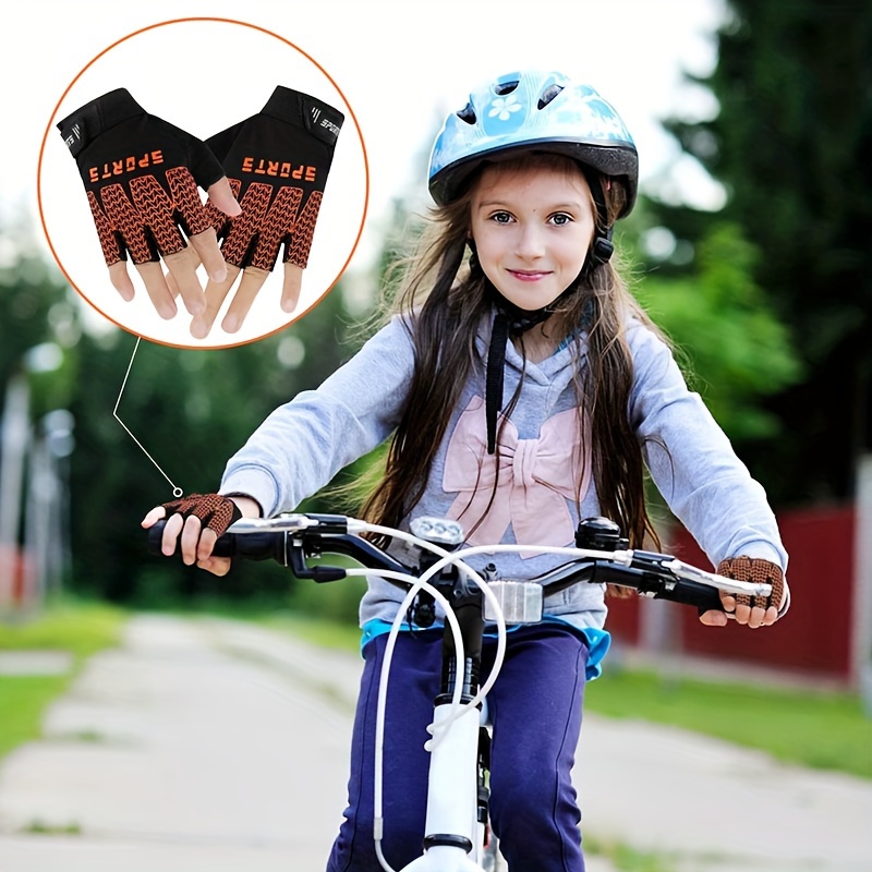 Kids Fingerless Sport Cycling Glove Non slip Toddler Kids - Temu