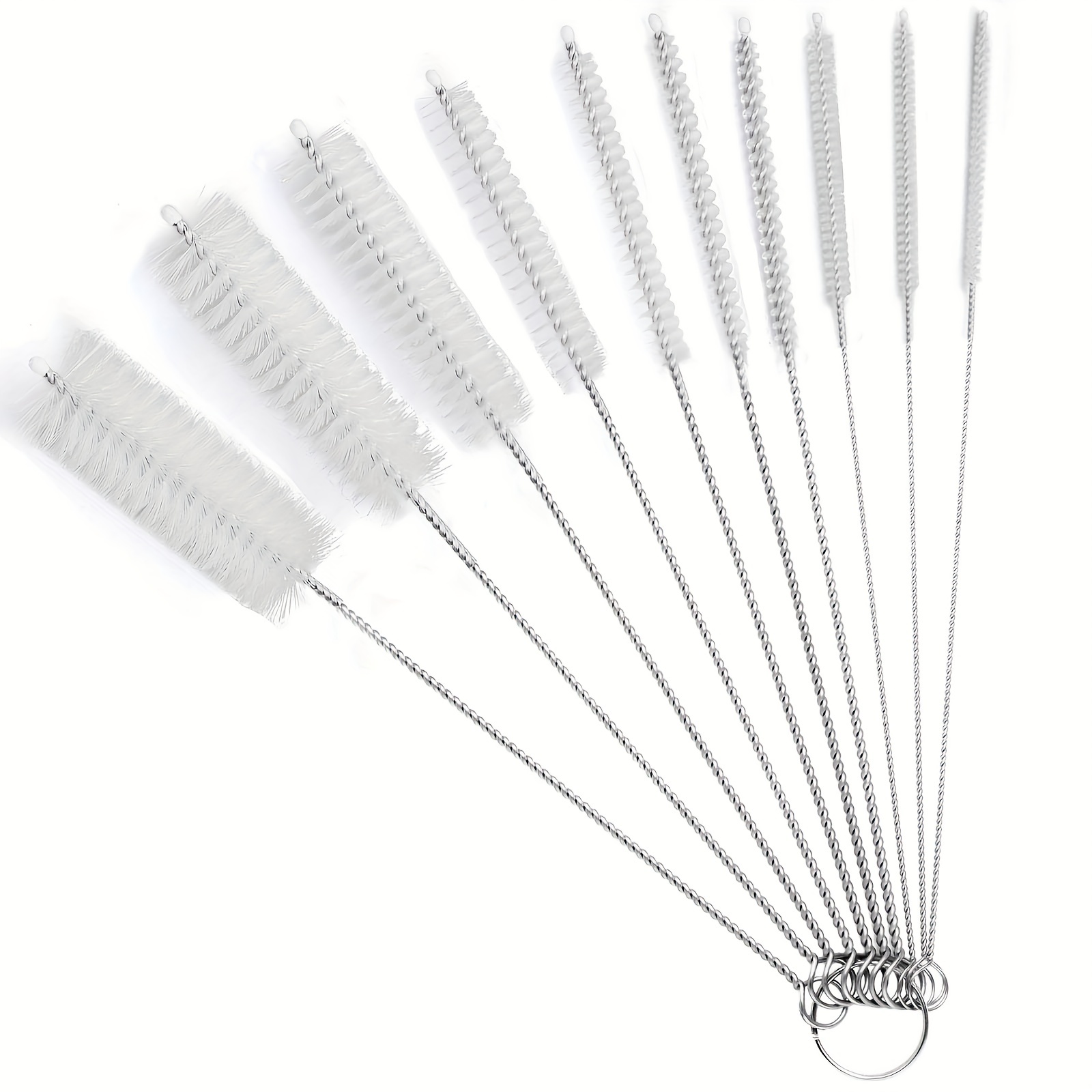 Straw Brush Nylon Pipe Tube Cleaner Stainless Steel Straws - Temu