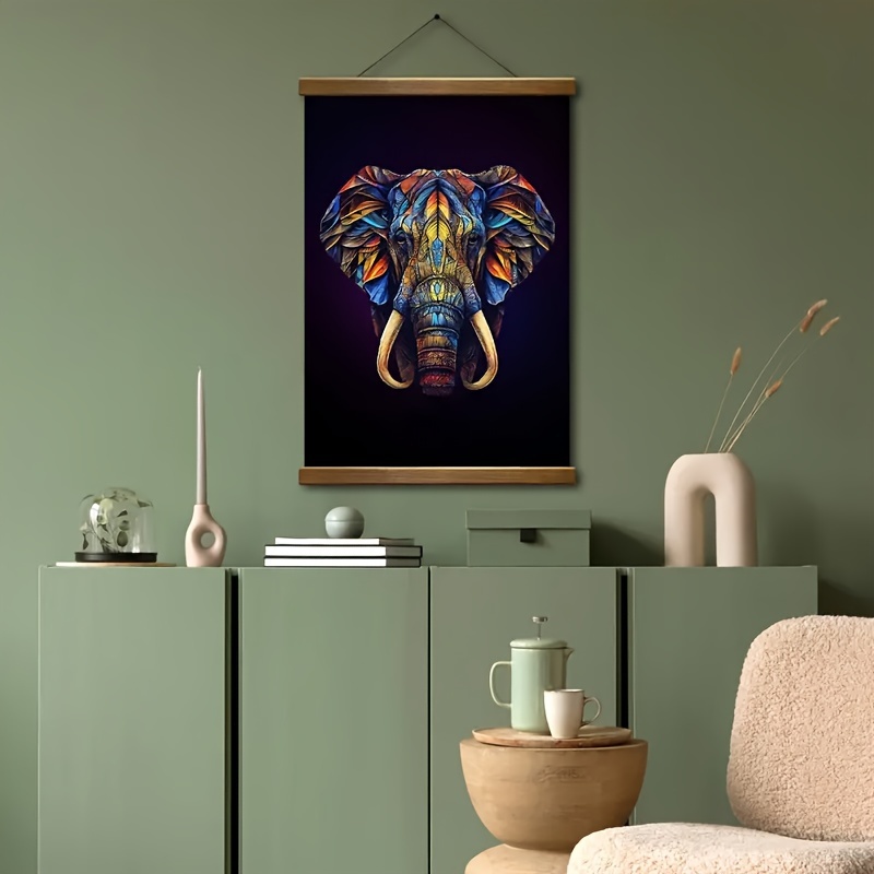 1 Affiche Sur Toile, Art Moderne, Décoration D'intérieur Ésotérique,  Affiche Gothique Avec Masque De Lapin Imprimé Occulte, Cadeau Idéal Pour  Chambre À Coucher, Salon, Cuisine, Couloir, Art Mural, Décoration Murale,  Décoration D'automne