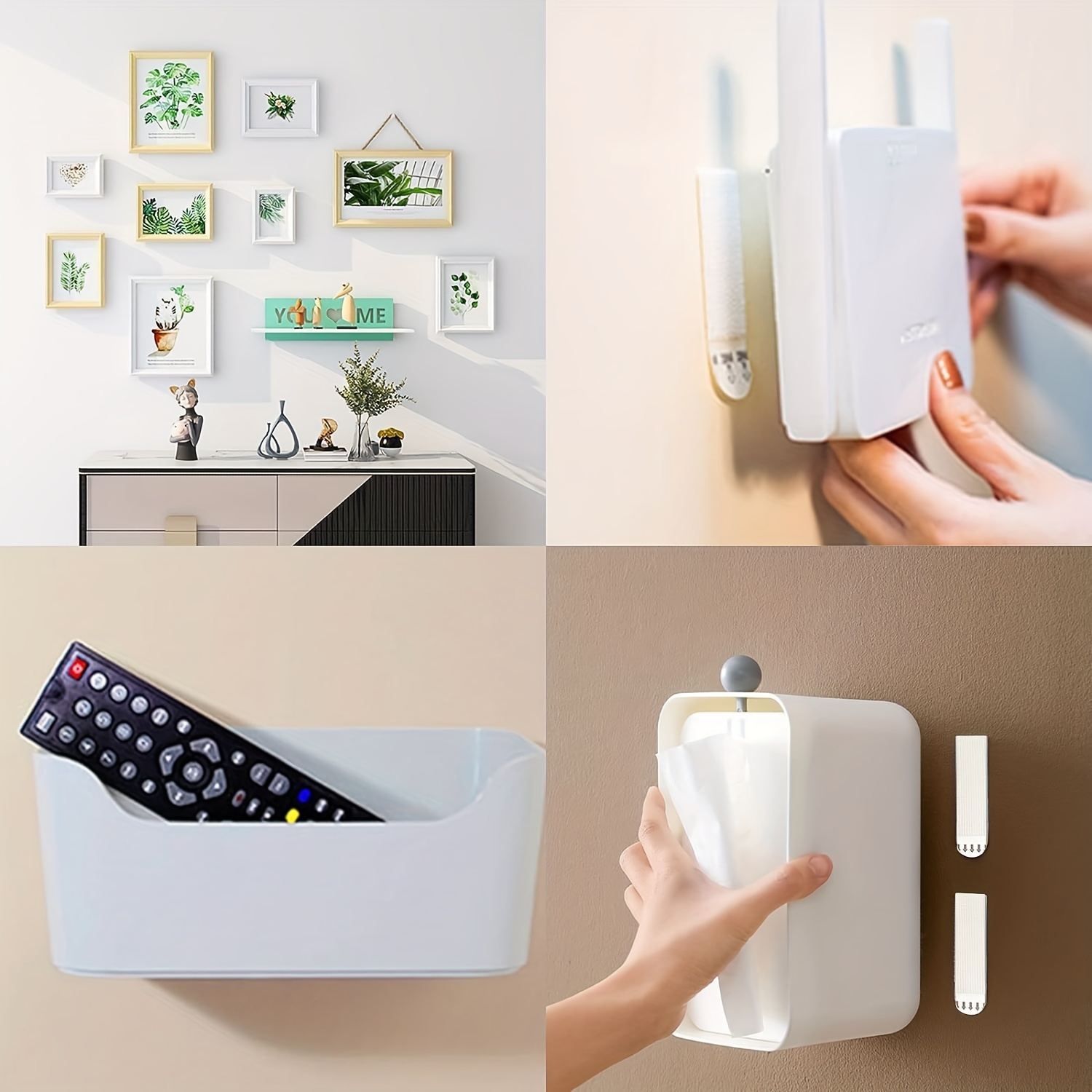 Large Picture Hanging Strips Heavy Duty Hook And Loop Strips 56pcs