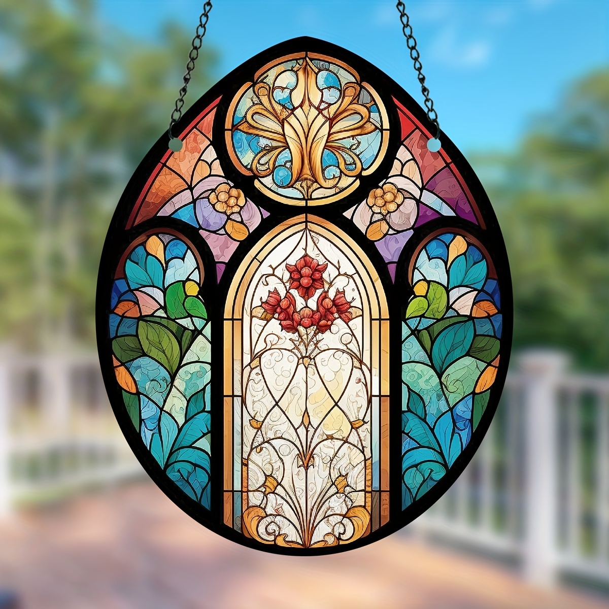 グラスマスターズ 「monastery icons」ステンドグラスマリア