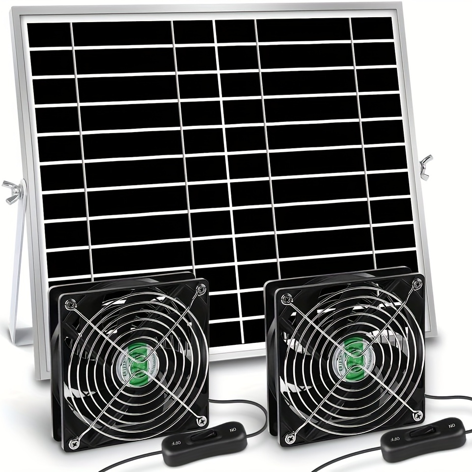Solar Exhaust Fan Air Extractor Silent Fan Mini Ventilation - Temu