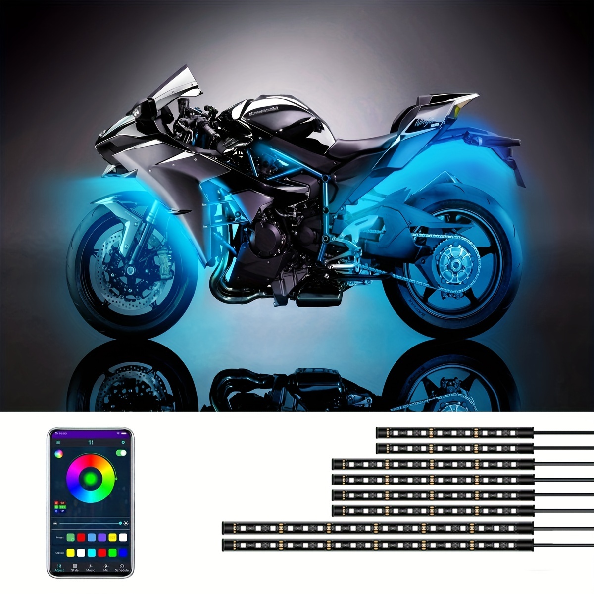 Eclairage Auto & Moto 12V - kit bas de caisse 