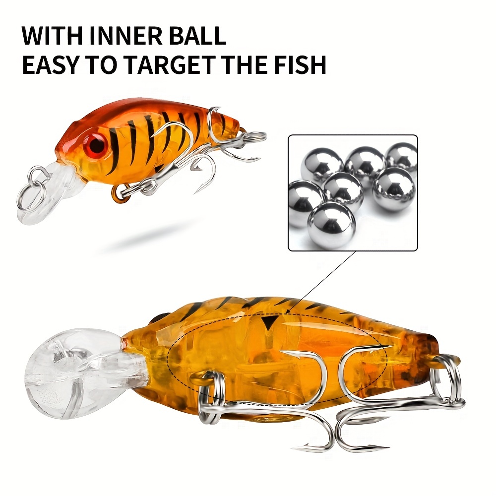 Minnow Bass Fishing Lures Boats Topwater Lures Swimbaits Fishing Hard Baits  For Bass Fishing Baits Minnow Lures Fishing Hard Baits Lures :  : Sports & Outdoors