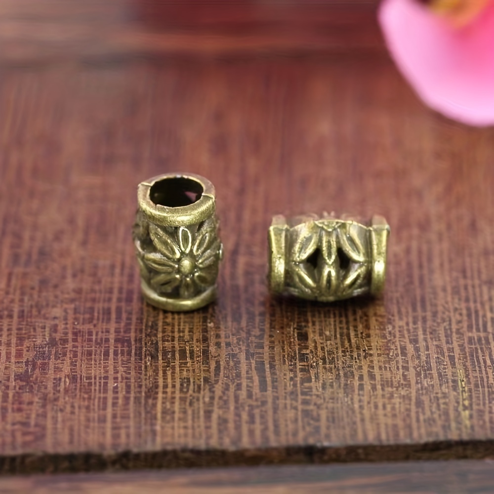 Ancient Pattern Bead Ring Diy Jewelry Accessories Jewelry - Temu