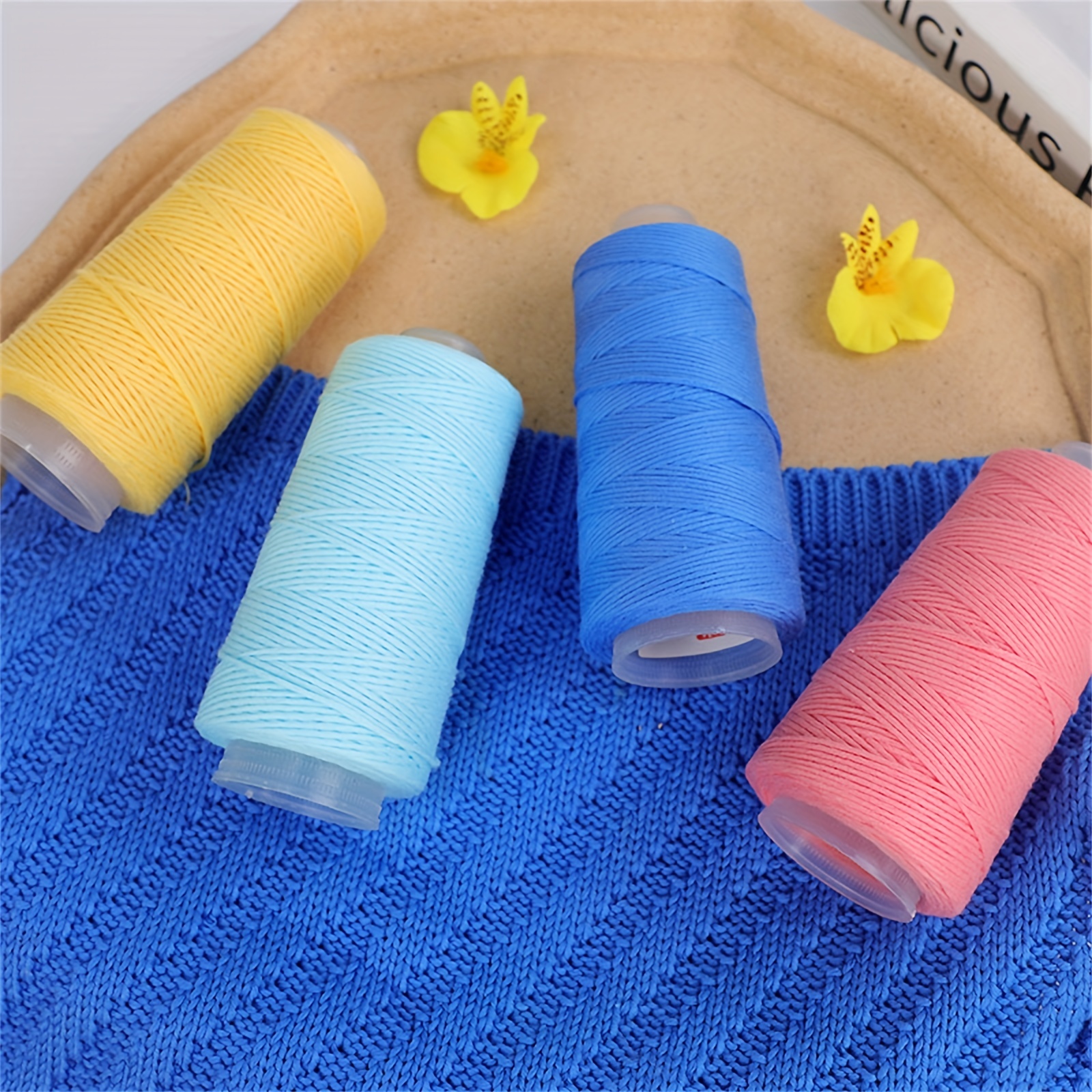 100% Cotton Yarn Diy Fine Combed Solid Color Hand Crochet - Temu