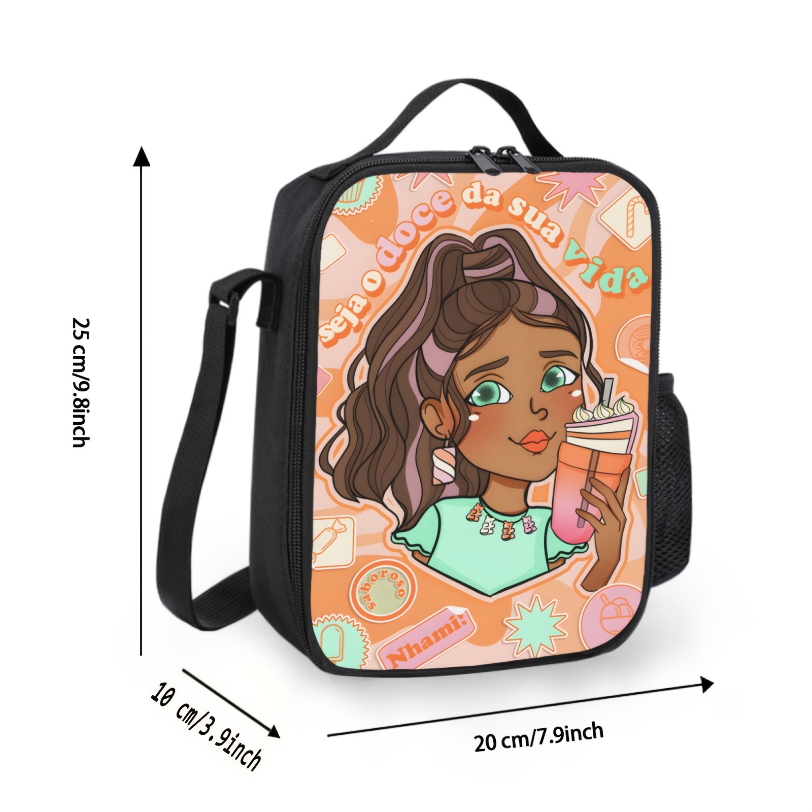 Cute 3d Printed Lunch Bag Ice Pack Multifunctional Outdoor - Temu