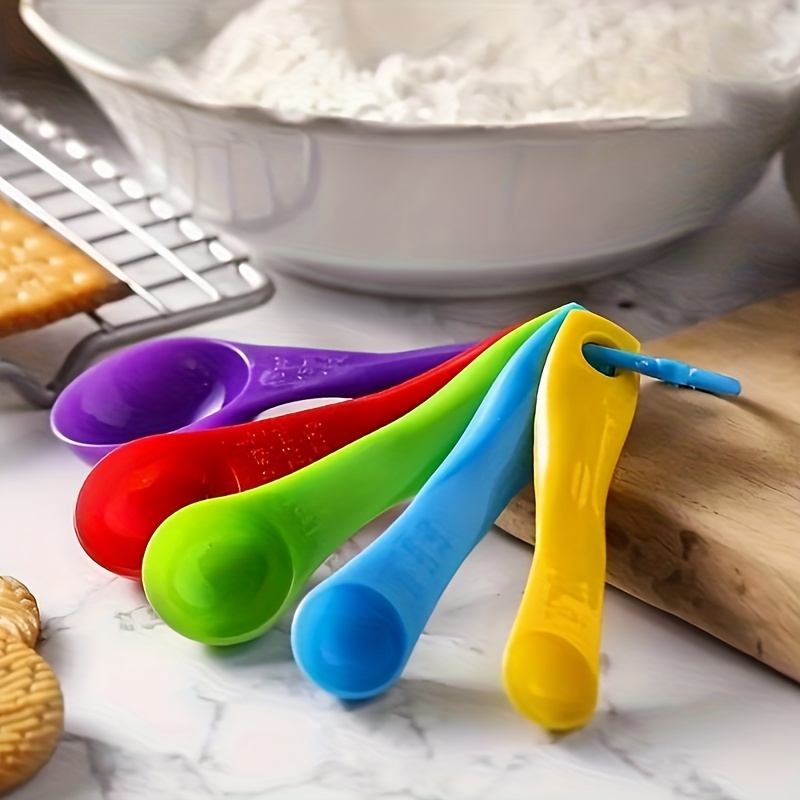 Kitchen Baking Tools, Measuring Spoons Set, Stackable Plastic Measuring  Spoons, Plastic Measuring Spoon, Small Tablespoon With Graduated For Dry  And Liquid Ingredient, Kitchen Utensils, Kitchen Gadgets, Cheap Item - Temu