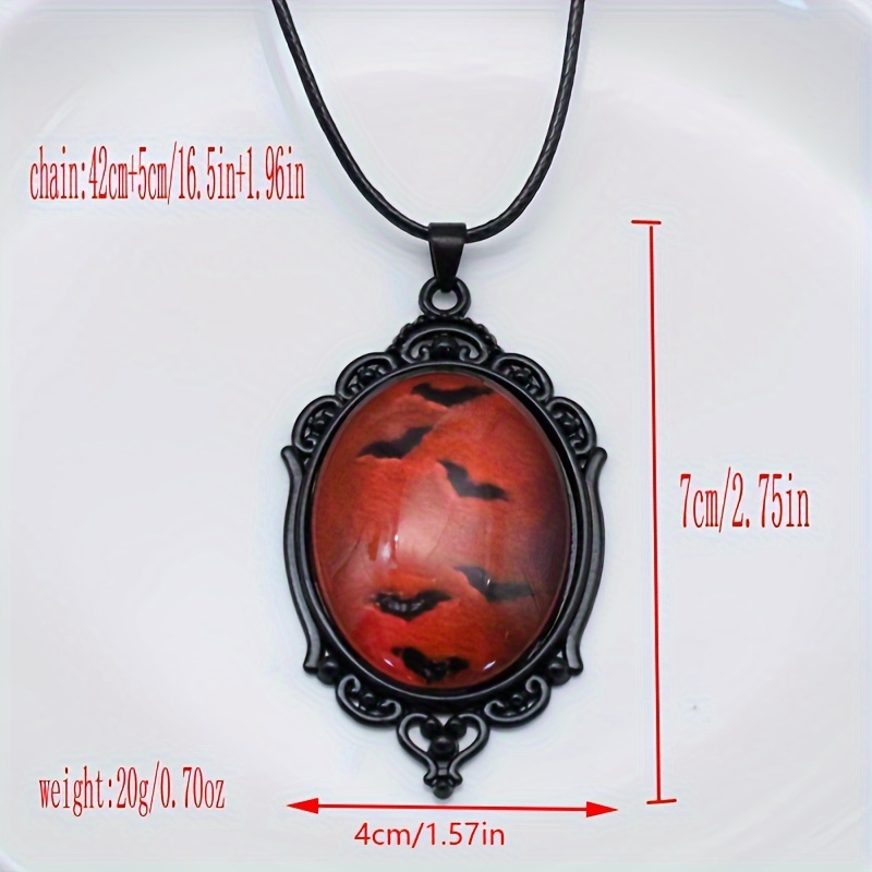 Red 2024 bat necklace