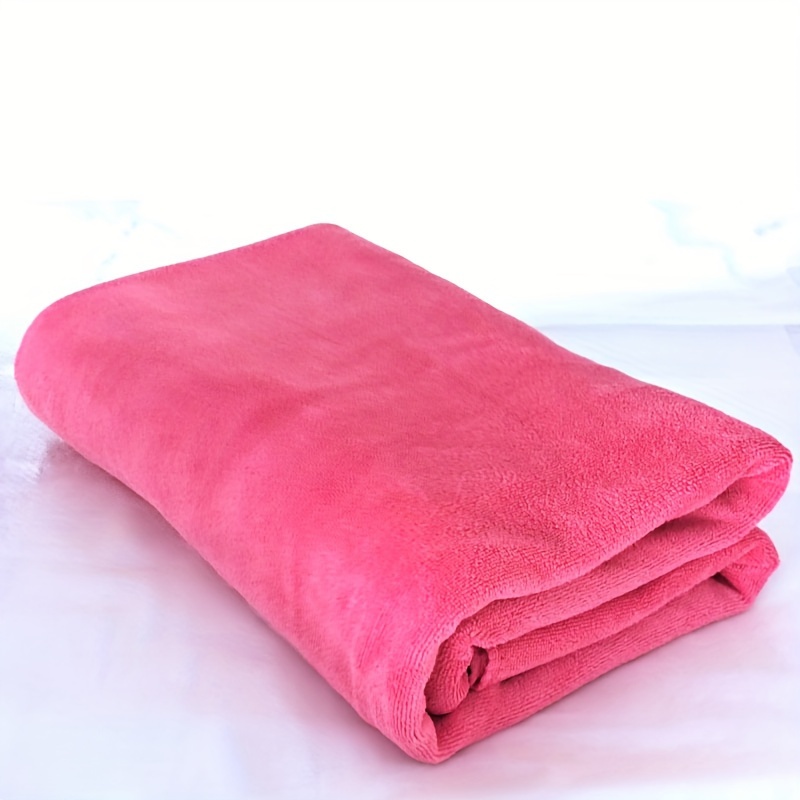 Oversized Red Bath Towel