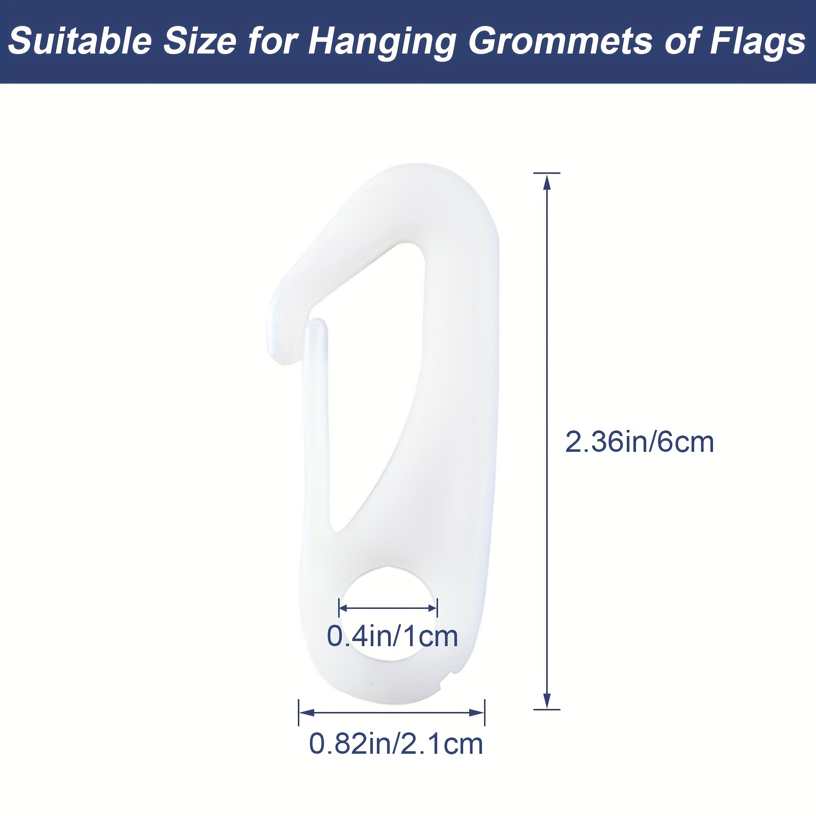 Flag Pole Clip Snap Hooks Durable Nylon Flag Clips - Temu