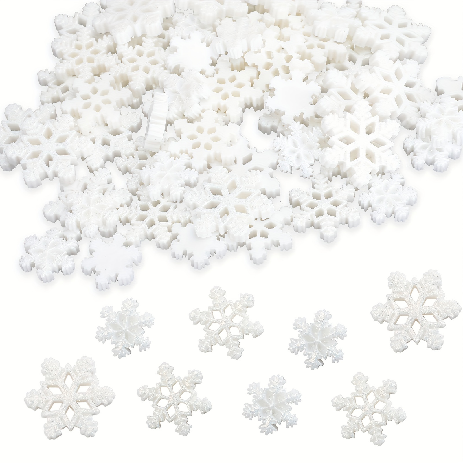 Snowflake Stickers Winter Crafts Winter Party Decorations - Bulk 12 Pack  Winter Stickers Snowflake Scrapbook Stickers (Snowflake Craft Supplies for